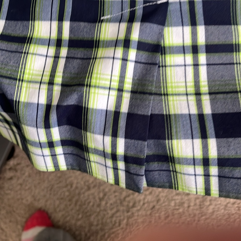 Izod Blue and Green Skort size 4 - Picture 6 of 11